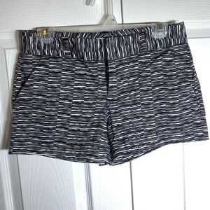 Calvin Klein black/white striped line shorts